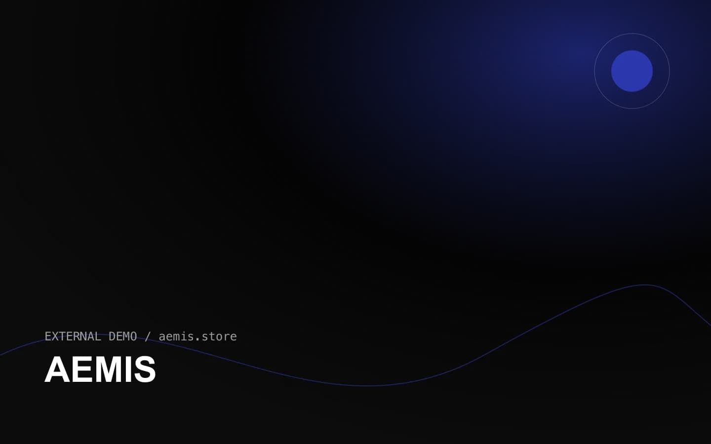 AEMIS 网站首页截图