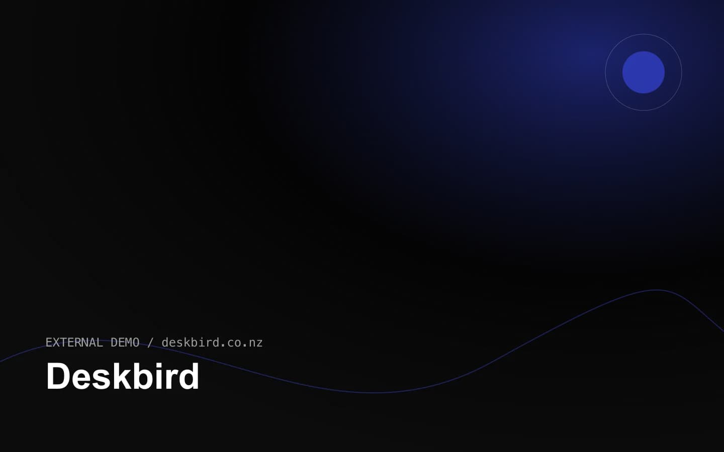 Deskbird 网站首页截图
