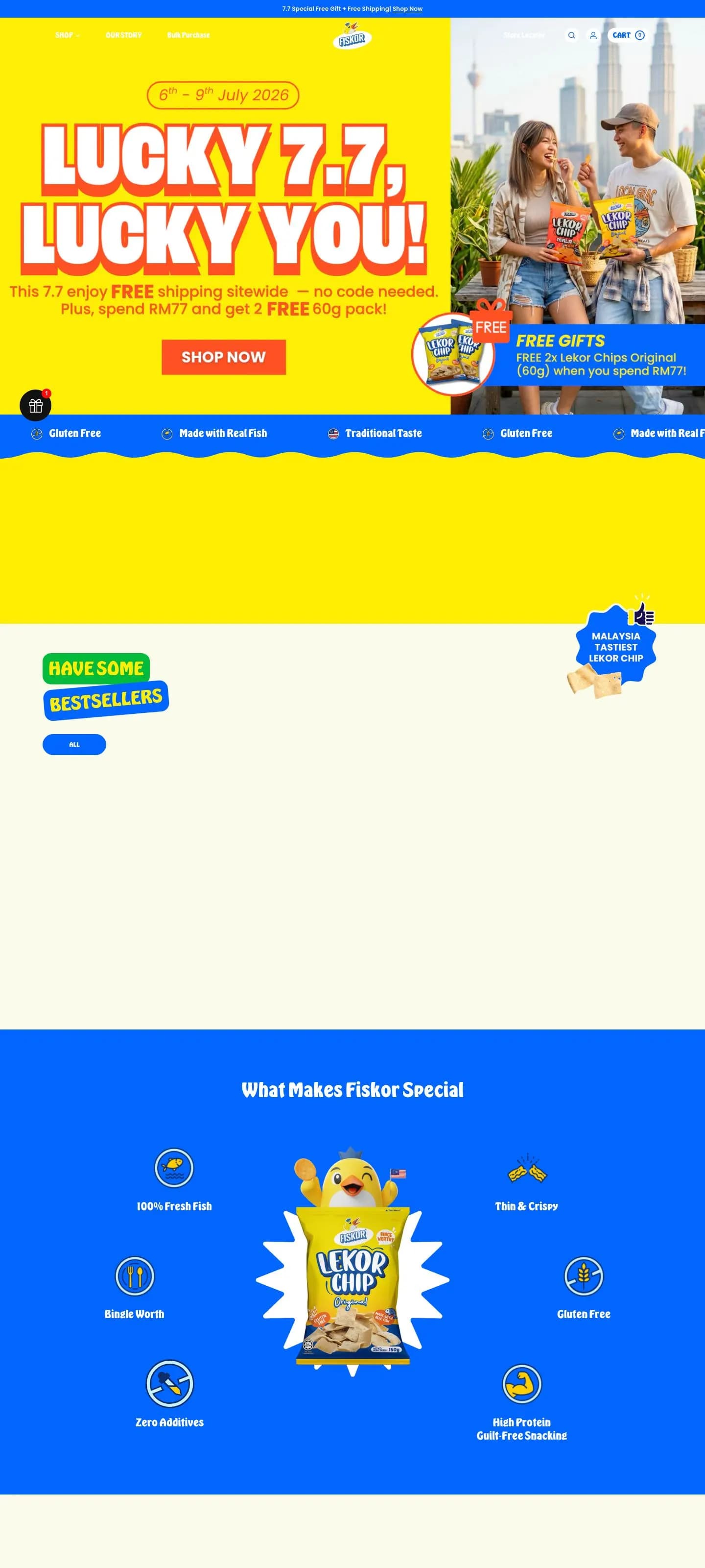 Fiskor 网站首页截图