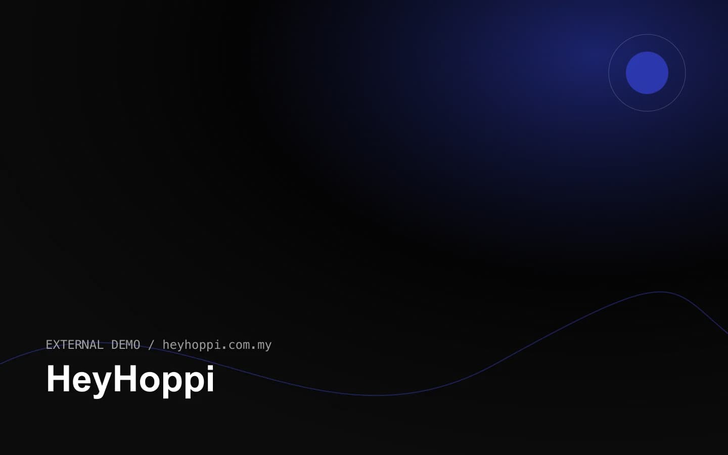 HeyHoppi 网站首页截图