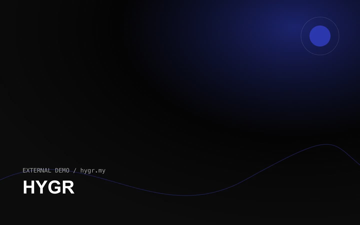 HYGR 网站首页截图