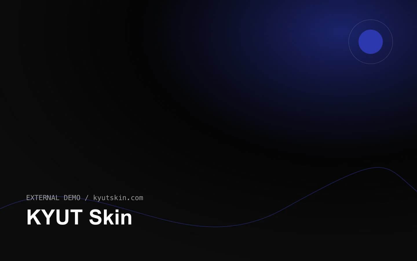 KYUT Skin 网站首页截图