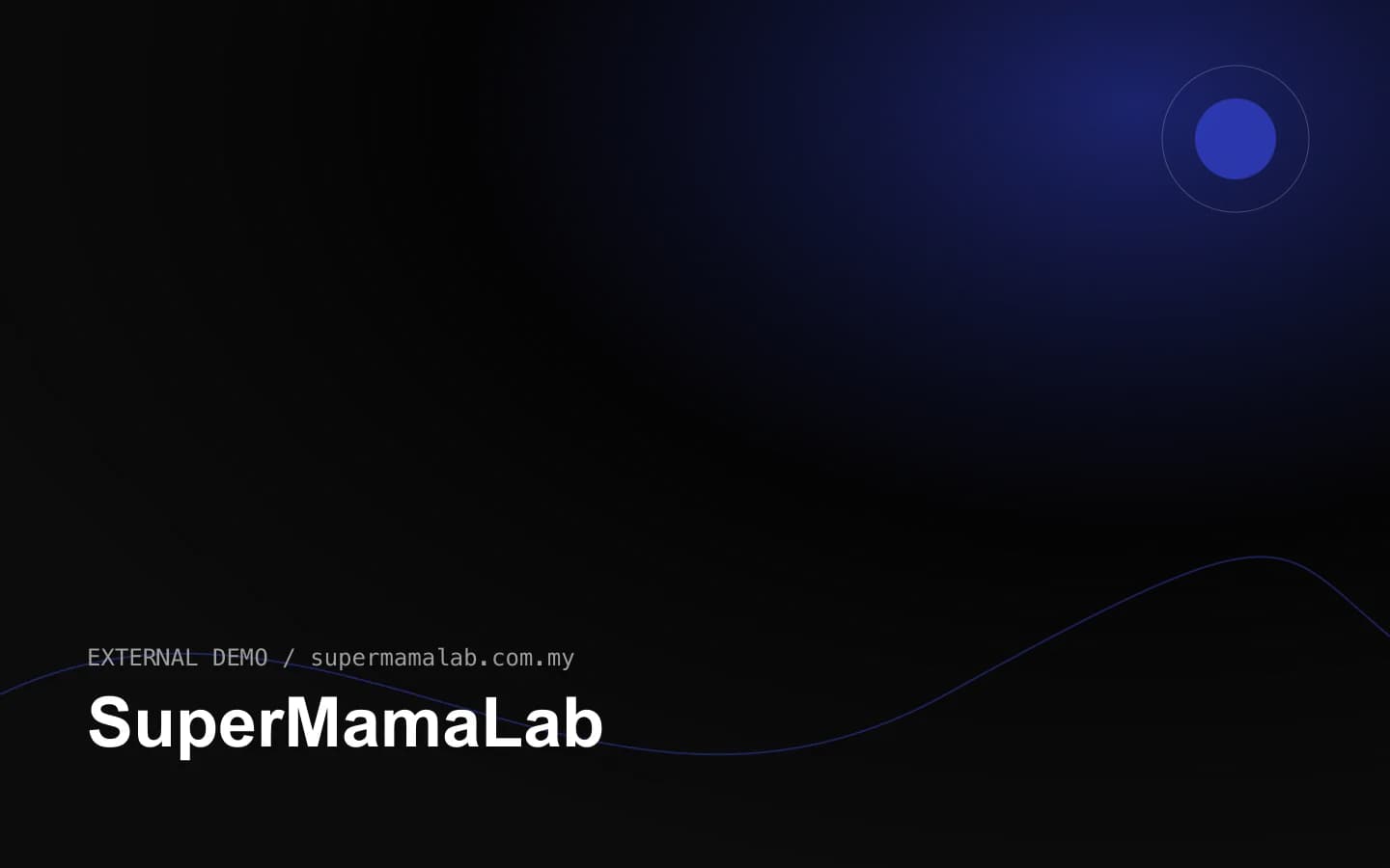 SuperMamaLab 网站首页截图