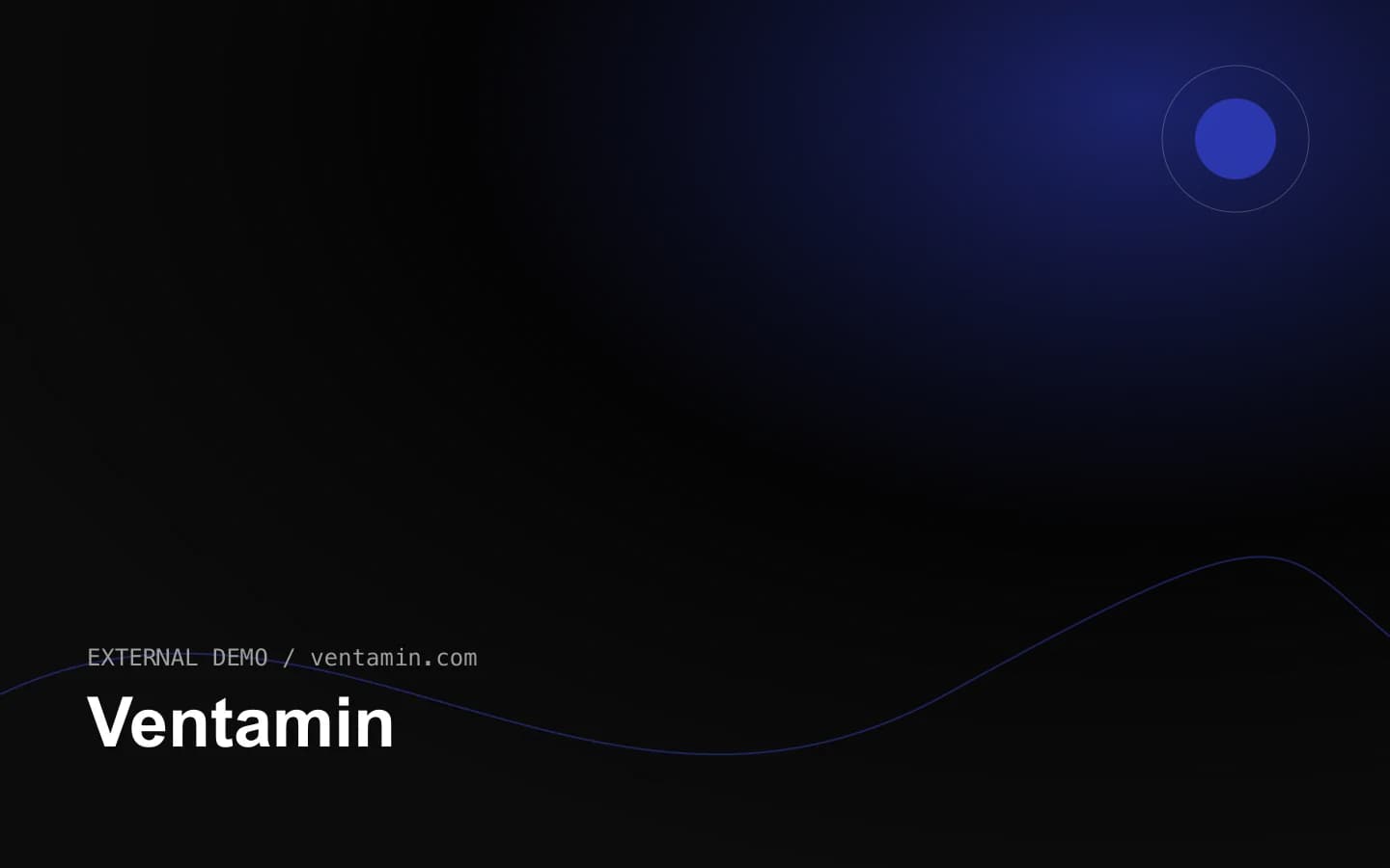 Ventamin 网站首页截图